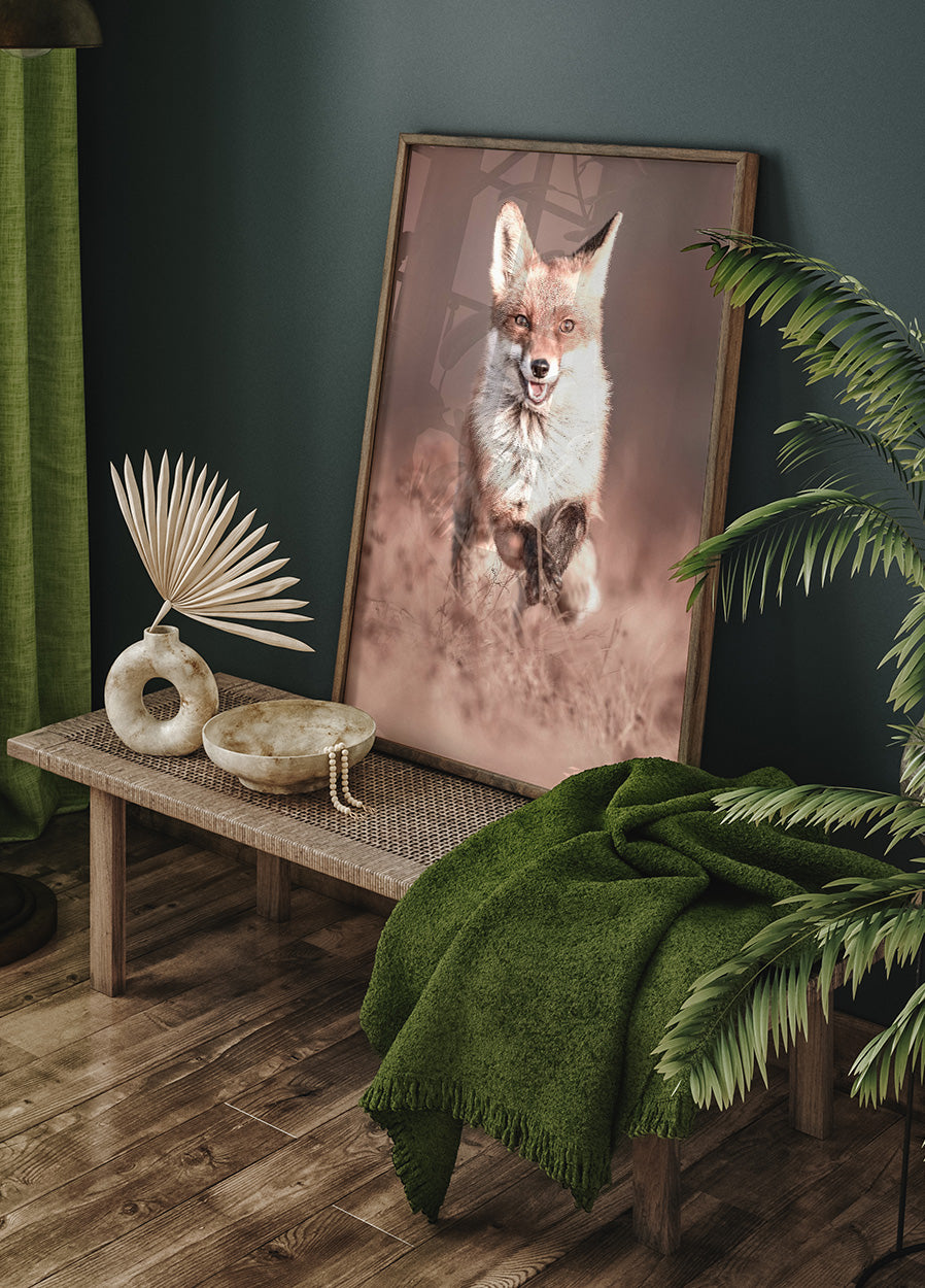 Smiling Fox Plakat - Posterbox.dk