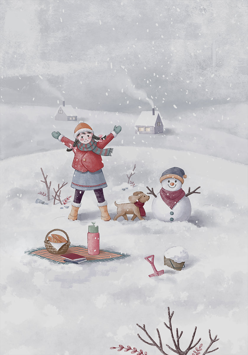 Winter Girl Plakat