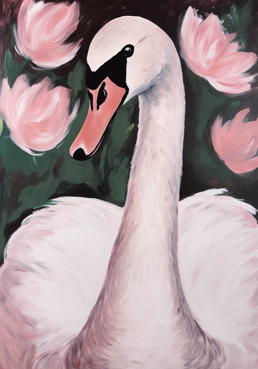 Schwan im Teich