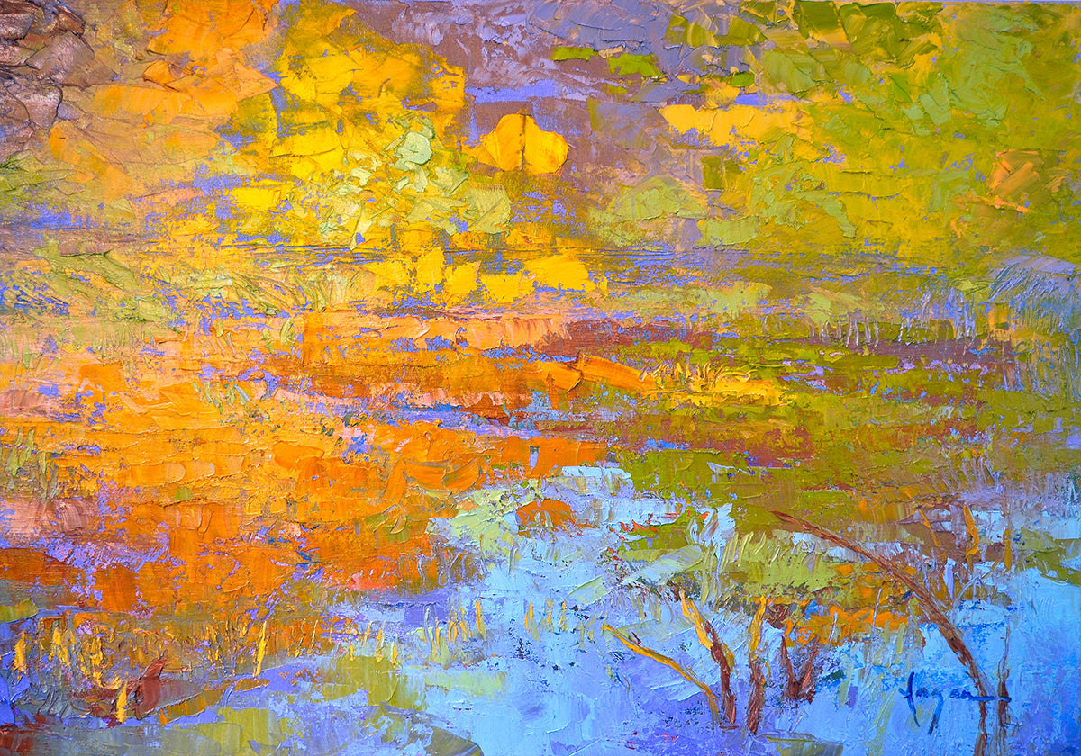 Goldene Reflexion