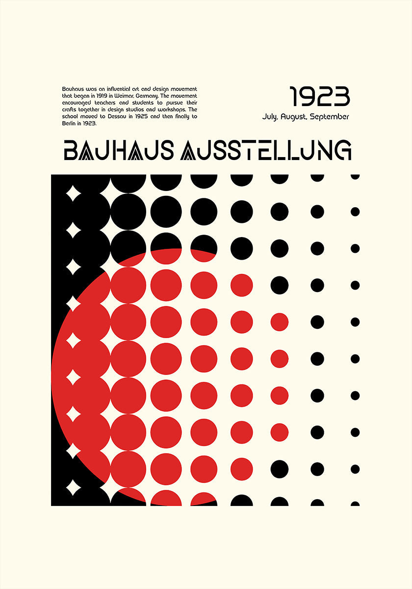 Bauhaus-Ausstellungsplakat