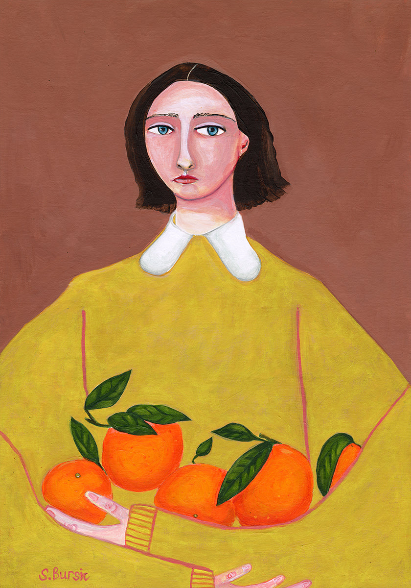 Dame mit Orangen (NEU)