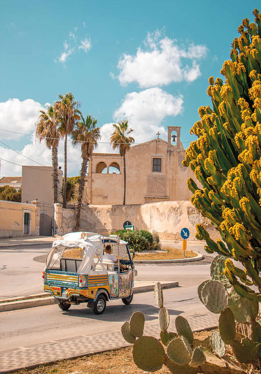 Tuk-Tuk-Fahrt-Poster