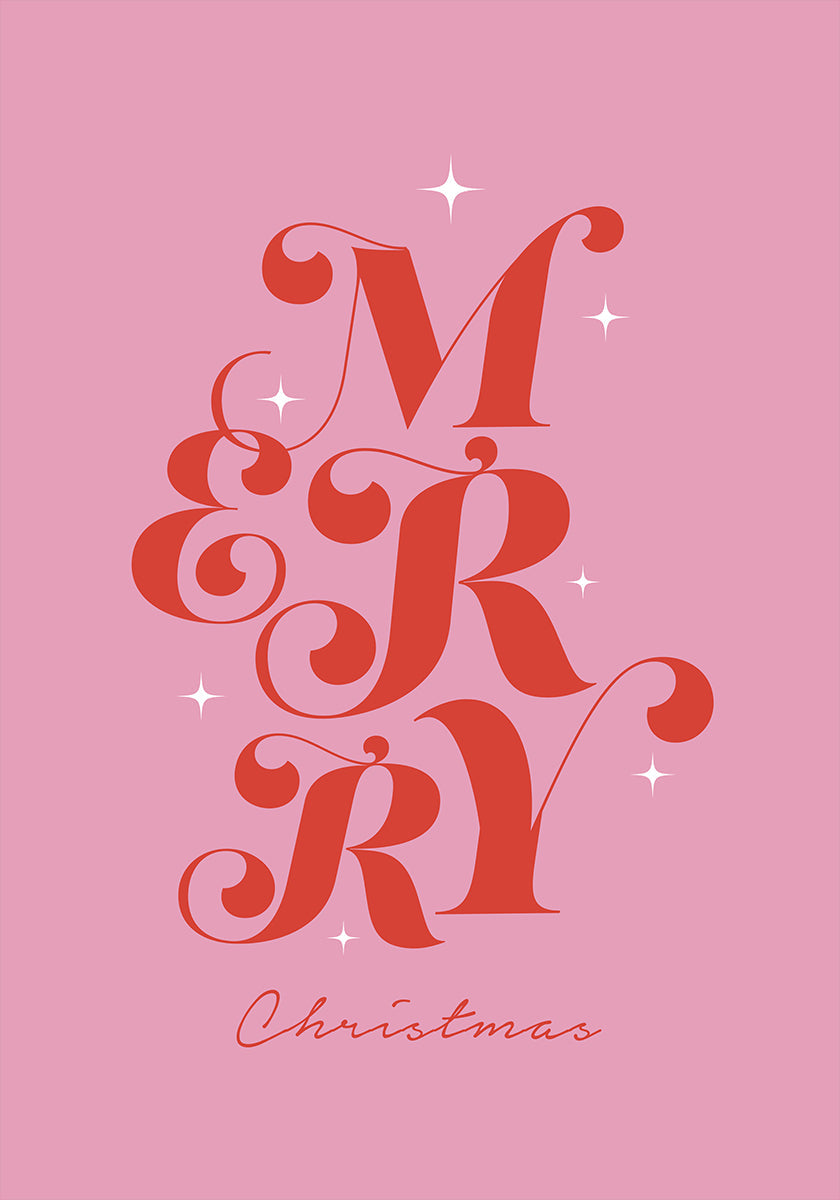 Frohe Weihnachten-Plakat