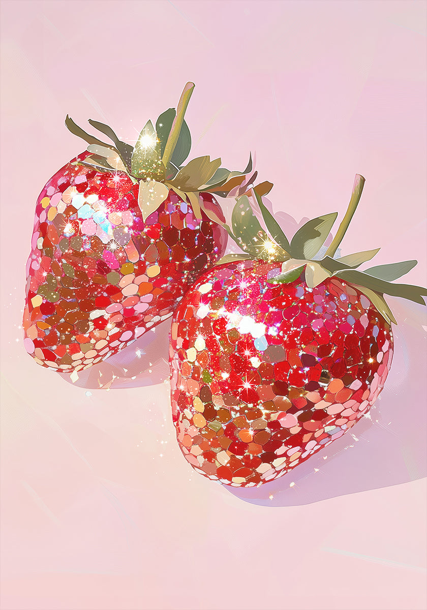 Funkelnde Erdbeeren