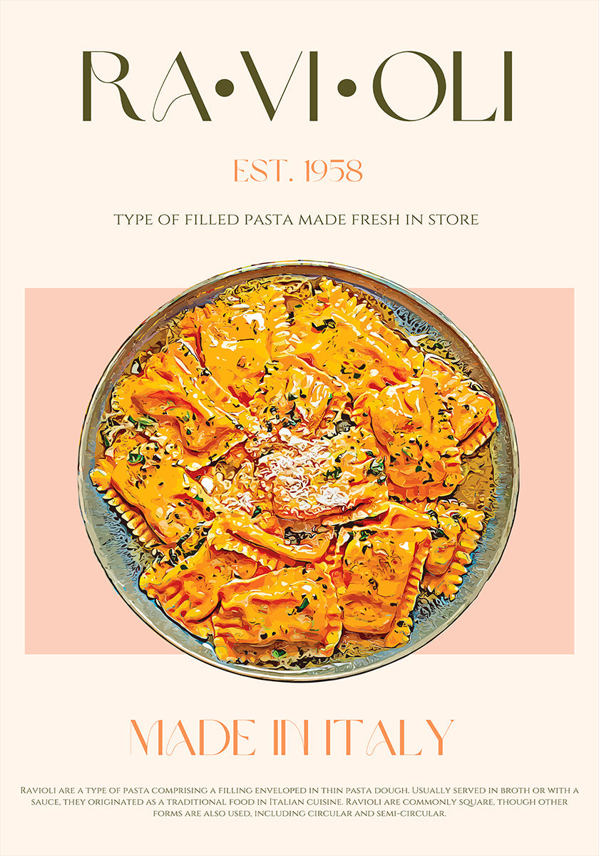 Ravioli-Delight-Poster