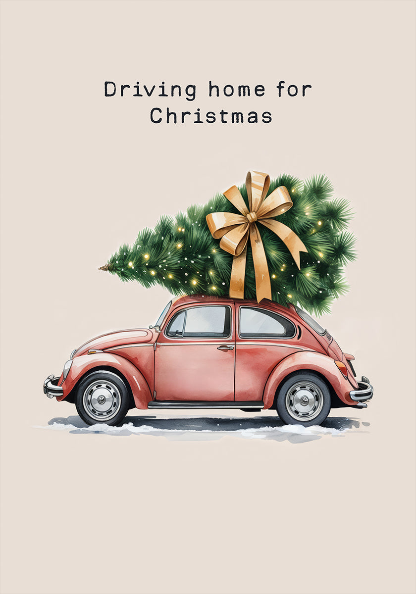Driving Home for Christmas Plakat