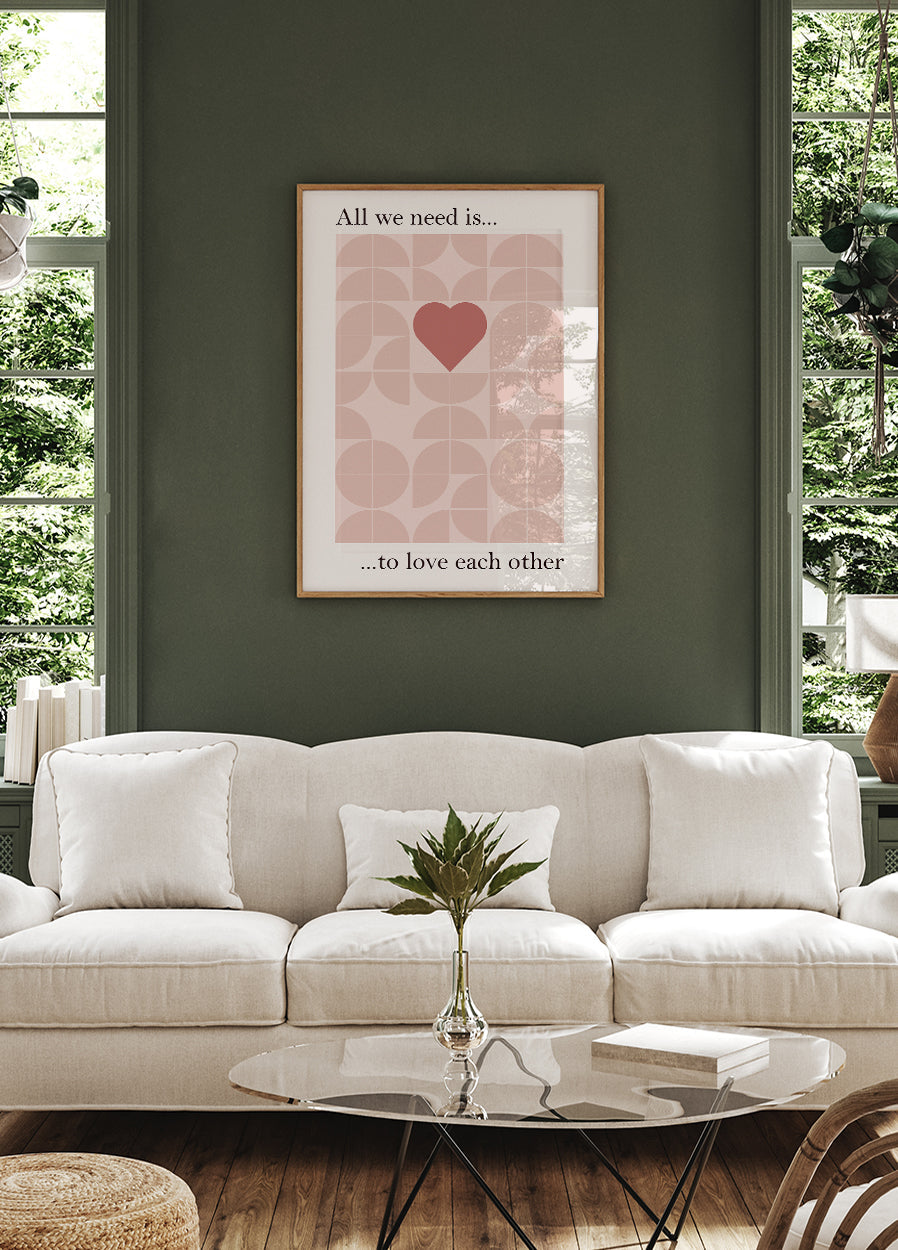 Love and Unity Plakat - Posterbox.dk