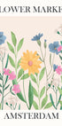 Flower market Amsterdam Plakat - Posterbox.dk