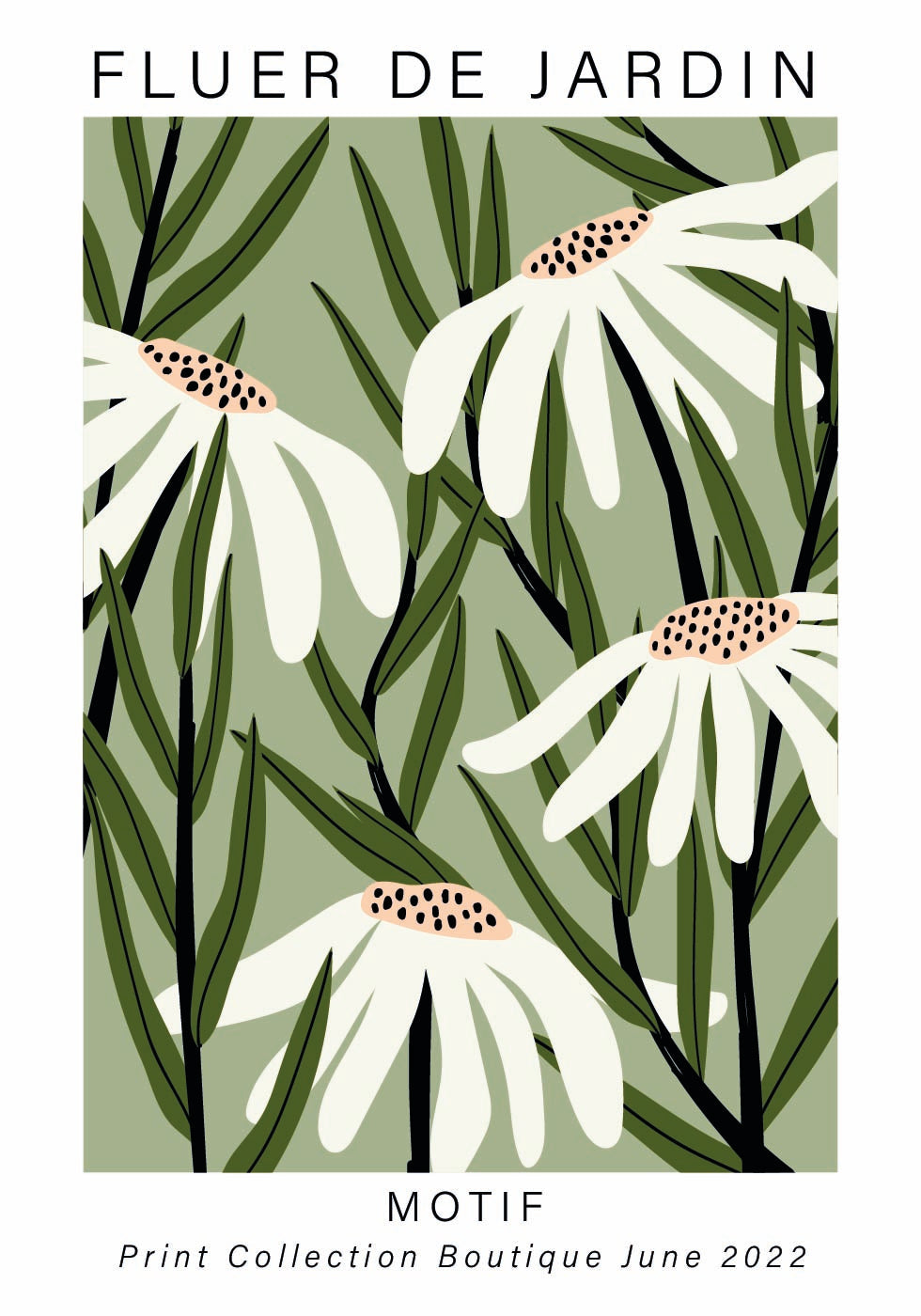 Fluer De Jardin Plakat - Posterbox.dk