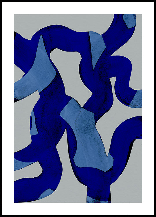 Abstrakte Pinselstriche 65X