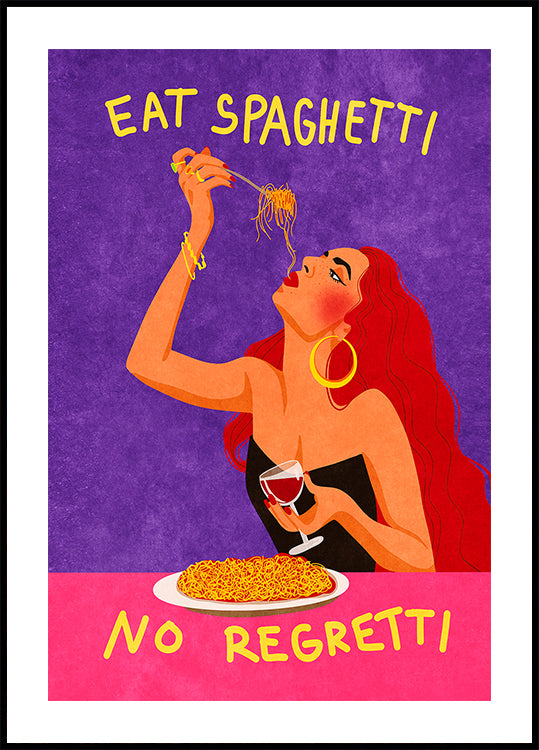 Iss Spaghetti ohne Reue Poster