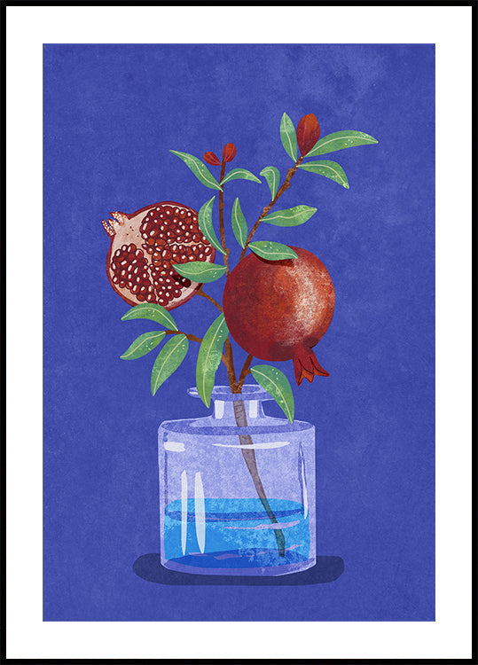 Granatapfel in Vase