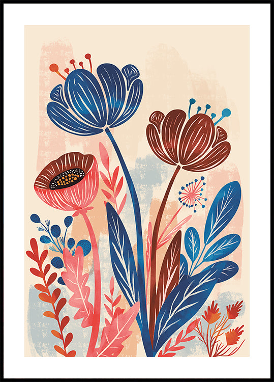 Fabelhaftes Blumen-Poster