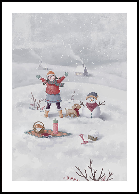 Winter Girl Plakat