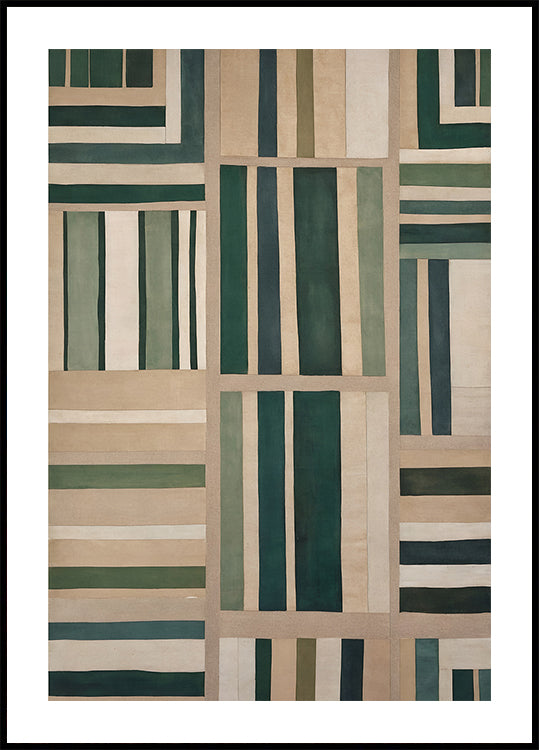 Geometrischer Wandteppich