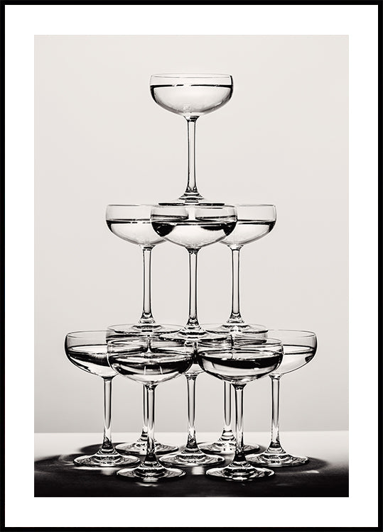 Champagnerturm_6 Poster