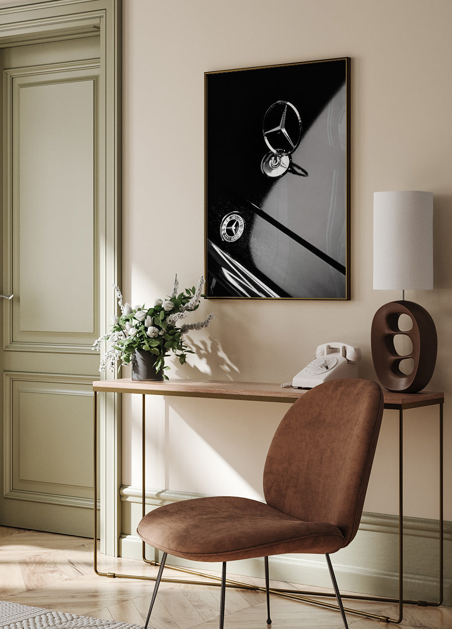 Mercedes Benz B&W Plakat - Posterbox.dk