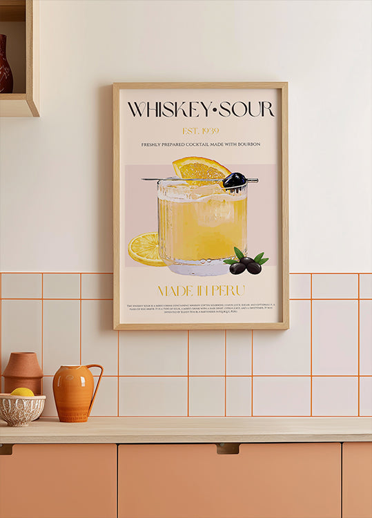 Peruanisches Whiskey-Glücks-Poster