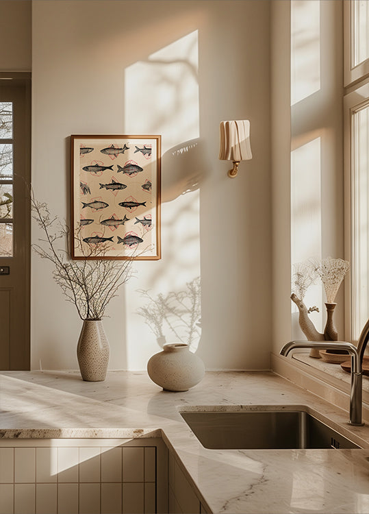 Poster „Fische in der Geometrie“ Nr. 4