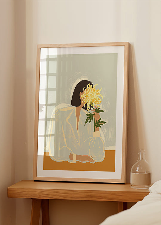 Das Chrysanthemen-Poster