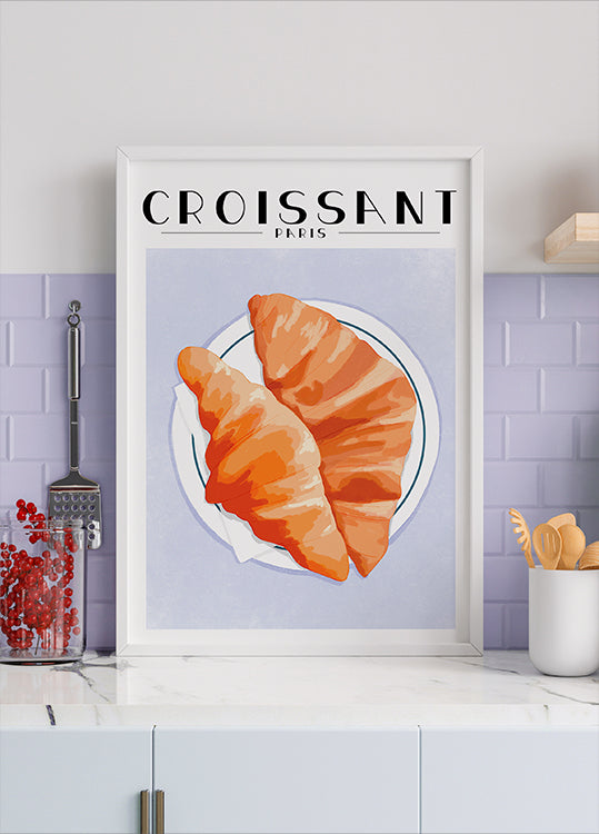 Croissant - Paris-Poster