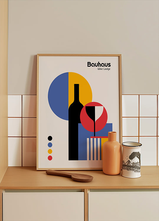 Bauhaus Wine Lodge Poster
