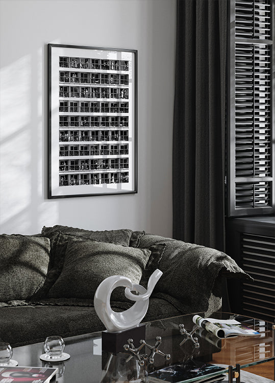 Massentourismus-Plakat