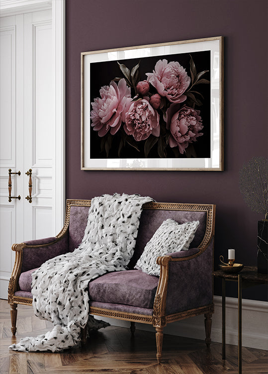 Romantische traumhafte opulente Blumen