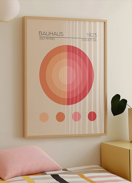 Bauhaus-Kreise-Poster