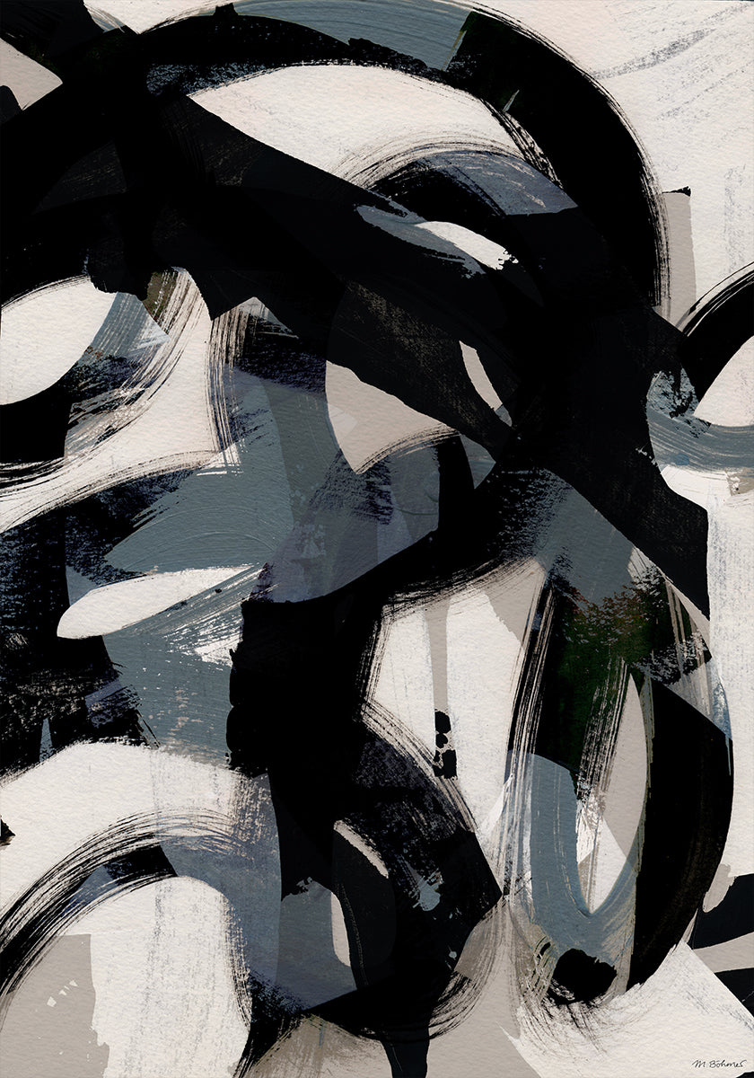 Abstrakte Pinselstriche 152 Poster