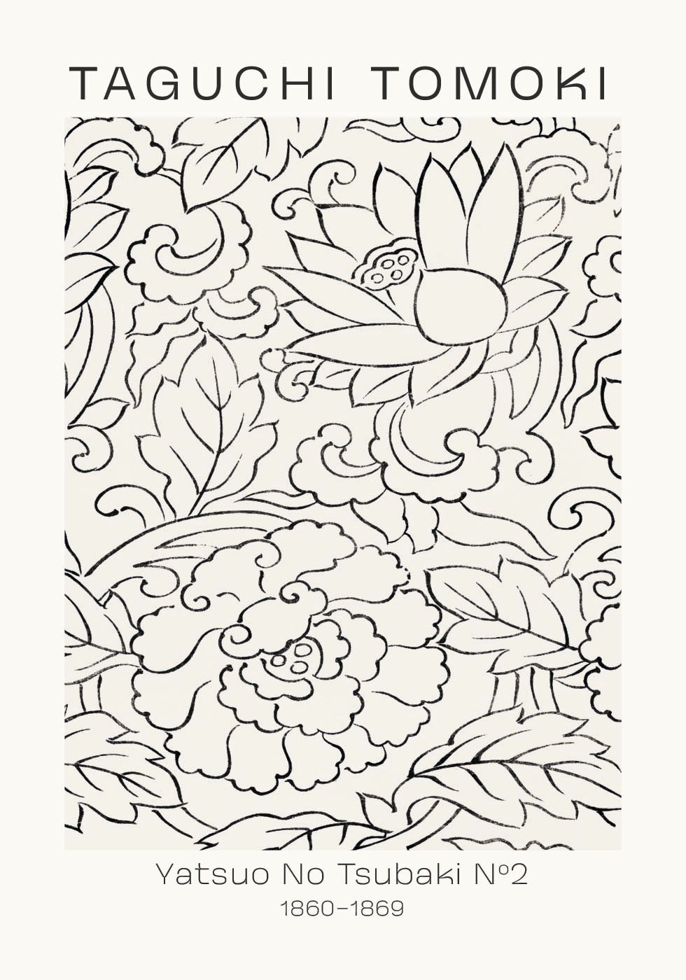Yatsuo No Tsubaki No 2 Taguchi Tomoki 1860–1869 Plakat - Posterbox.dk