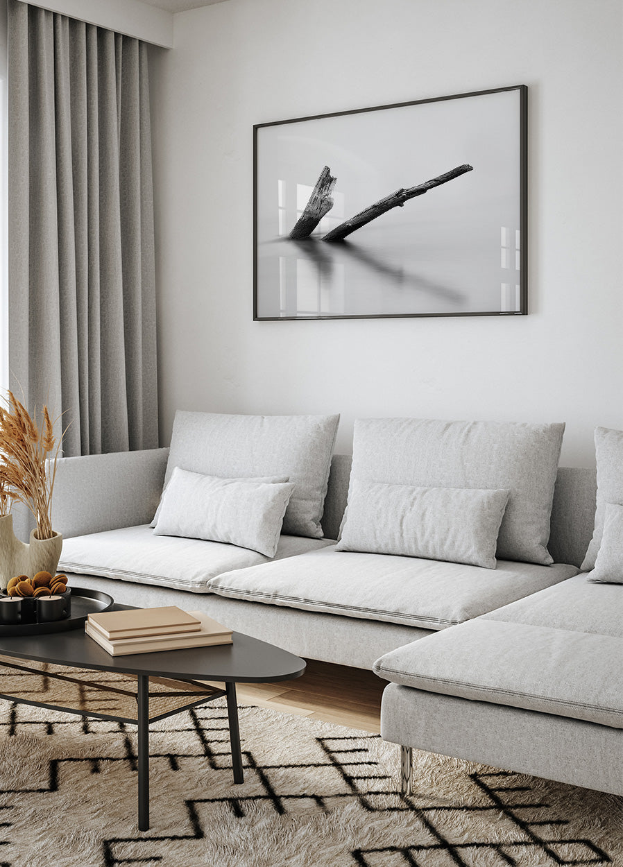 Wooden Log In The Water Plakat - Posterbox.dk