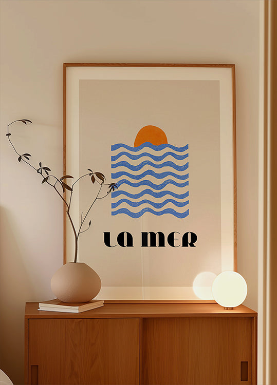 La Mer Abstract Ocean Poster No. 03 (NEW) - Posterbox