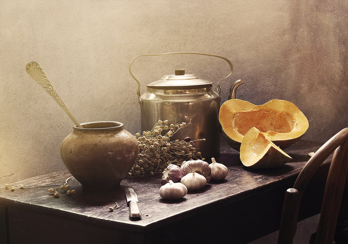 Stillleben mit Pumpkins#15c Poster