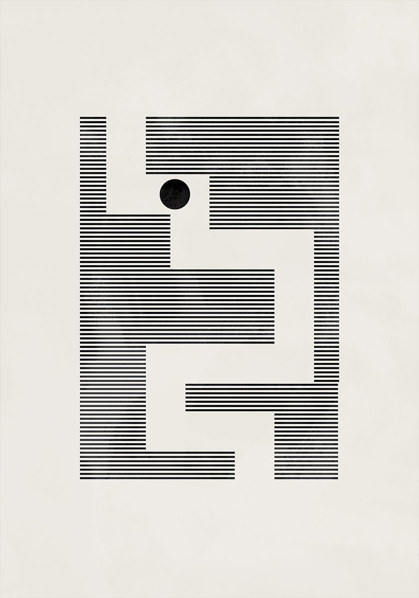 Minimalistisches Labyrinth