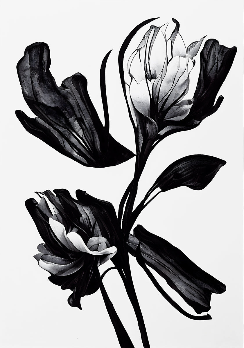 Schwarze Blume