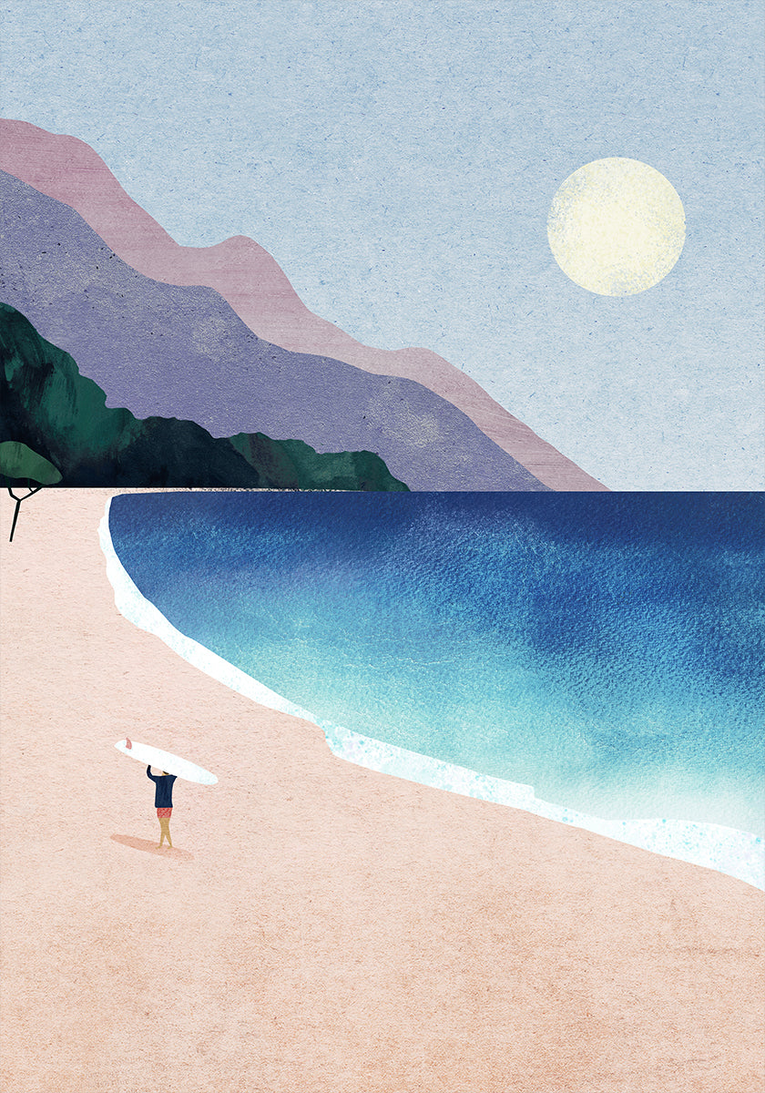 Surf-Strand-Poster