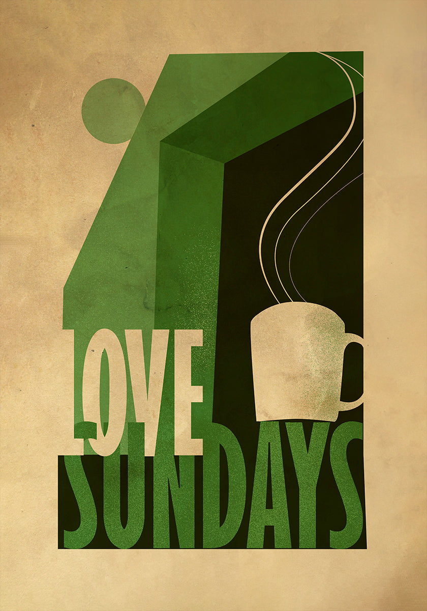 Liebe Sonntag Druck