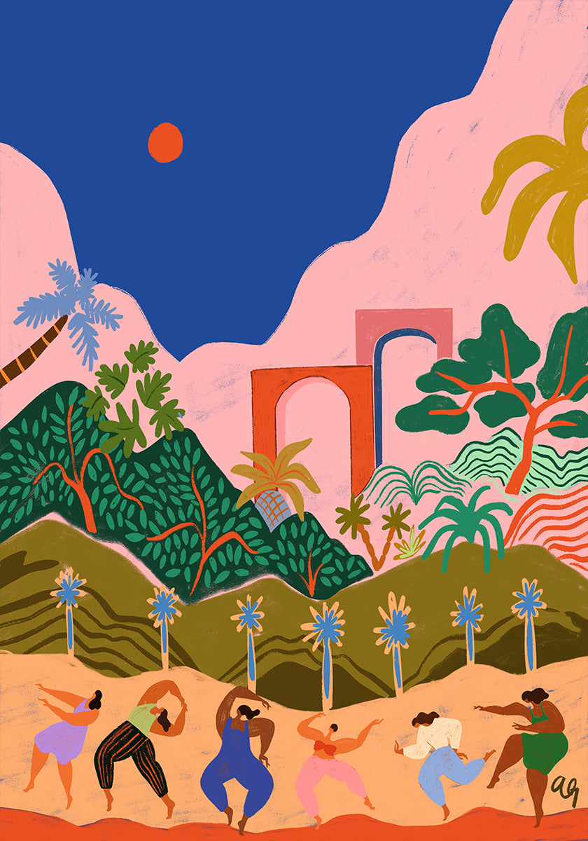 Tanzen im Paradies Poster