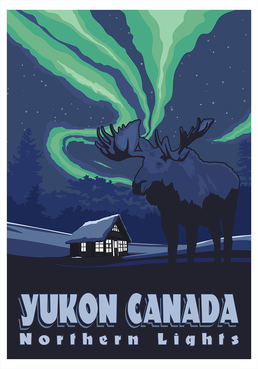 Yukon Kanada Reisedruck Poster