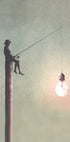 Man Fishing After Ideas Plakat - Posterbox.no
