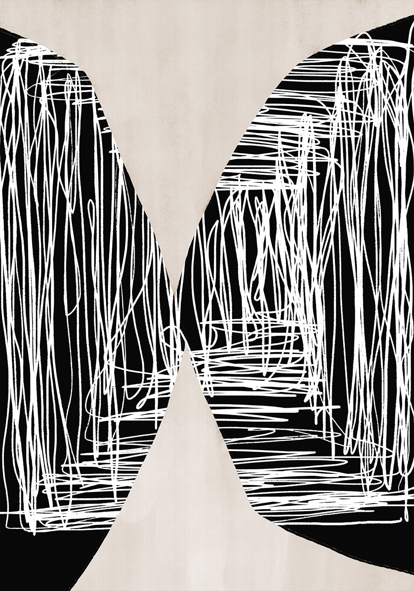 Monochromes Labyrinth