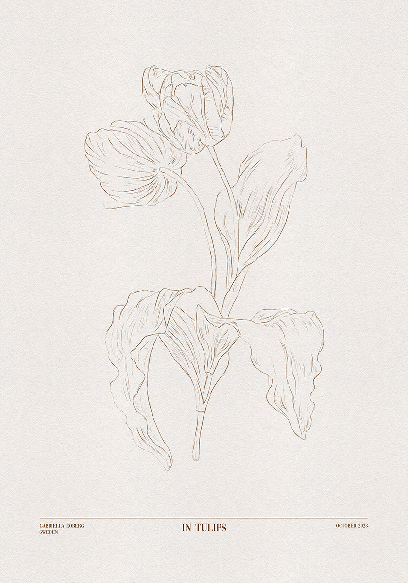In Tulpen (braun)