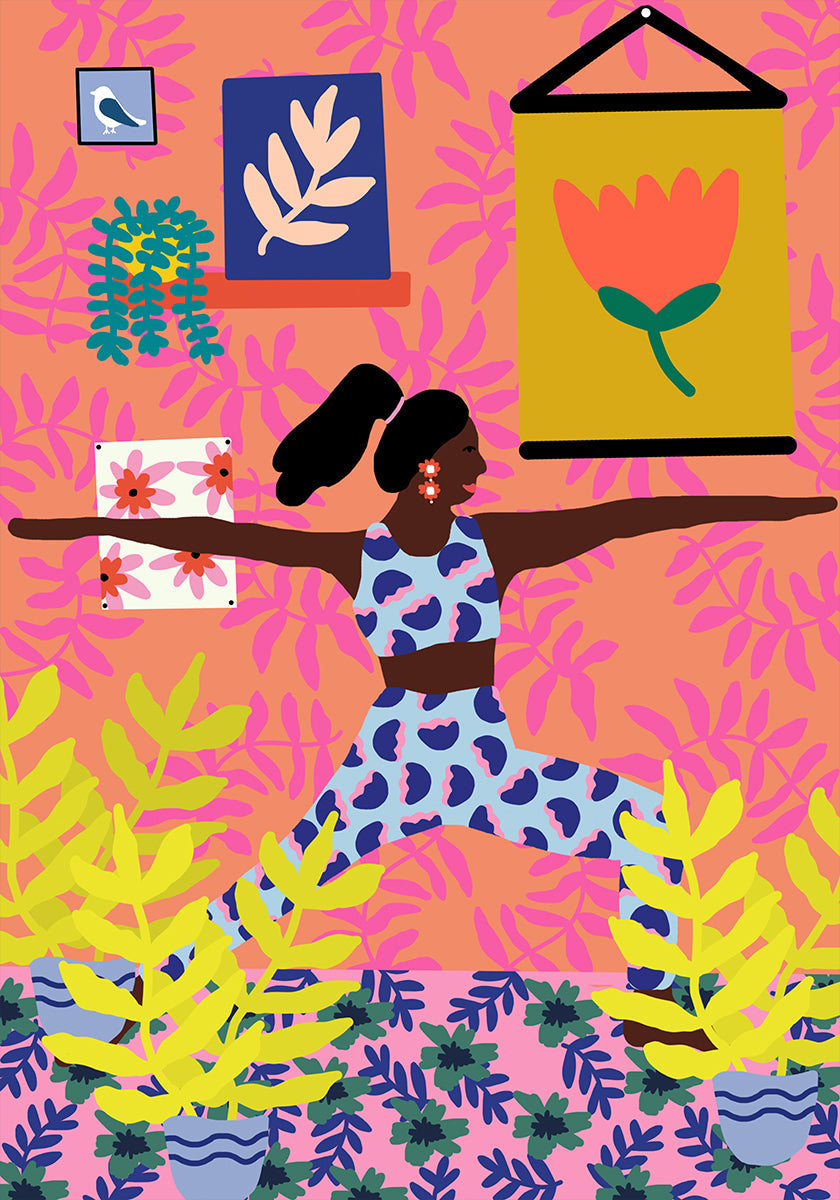 Yoga-Krieger-Position
