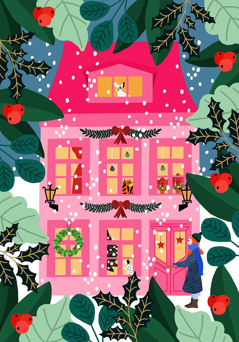 Weihnachtsdekor-Poster