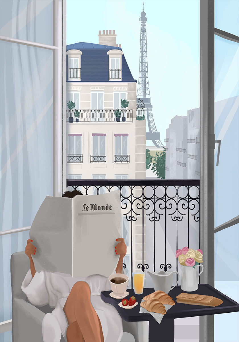Pariser Balkonplakat