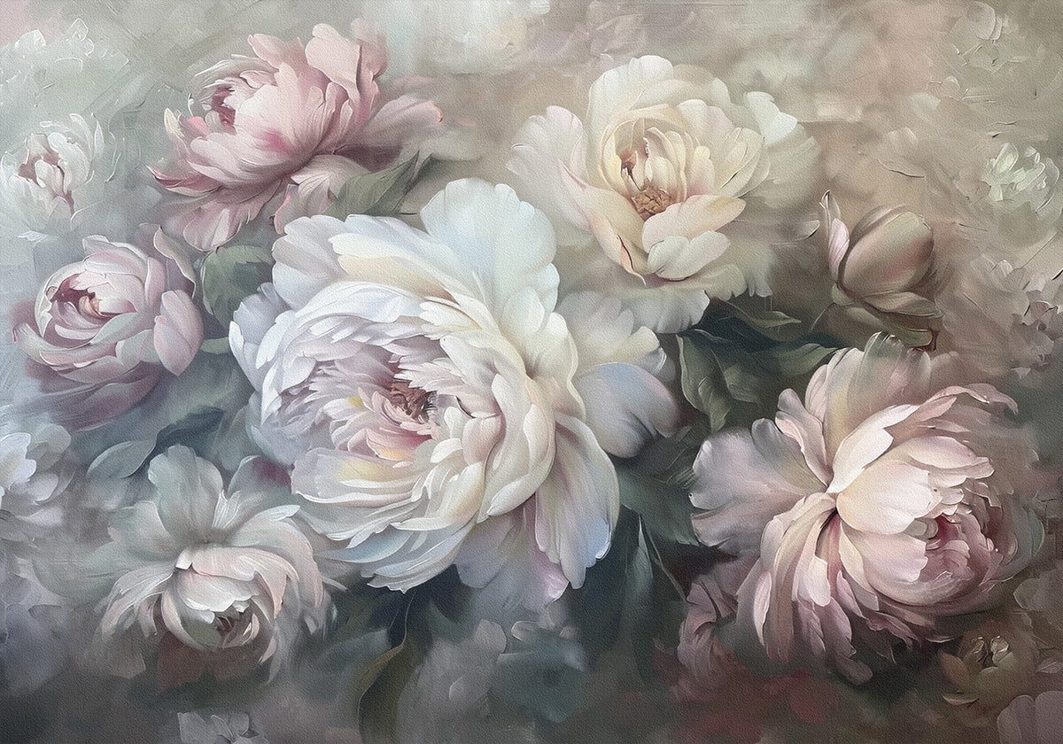 Poster Blumenfarbe 5 Poster