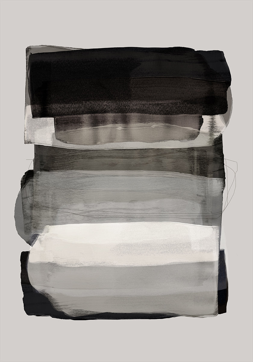 Abstract Brush Strokes 79  Plakat