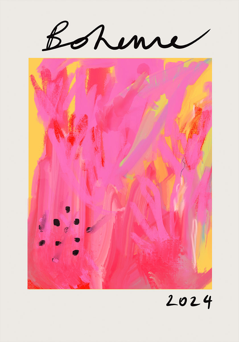 Bohemegelbes Ratioiso-Poster